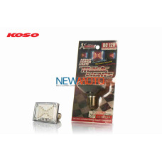 Лампа стопа S25 12V 21/5W светодиодная, 4 цвета, квадратная "KOSO"