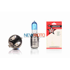 Лампа фары BA20D 12V 35/35W синяя "LBD"