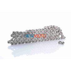 Цепь приводная вело 1/2"-3/32" 'КМС' (Z8, 8 скоростей, длина оси 7.3mm, хром)