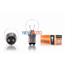 Лампа стопа S25 12V 21/5W белая "ORANGE BOX"