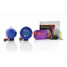 Аудиосистема 2.0 MP3 (USB/SD), пульт, сигнализация "F6" (синия)