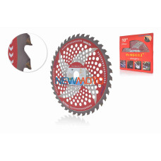 Ніж коси 40T D255 d25.4 переможе #РАМБОЛД (червоний)