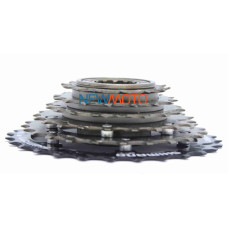 Звезды задние трещетка "SHIMANO" #MF-TZ20 (6 скоростей)