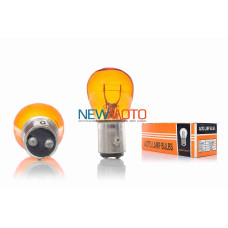 Лампа стопа S25 12V 21/5W оранжевая "ORANGE BOX"