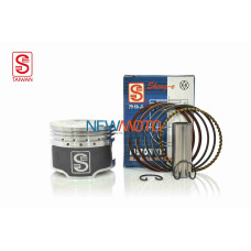 Поршень комплект GY6 80 STD 47.00 тефлон "SEE" (Sheng-E)
