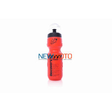 Пляшка для води вело 600ml, червона "DISCOVERY"