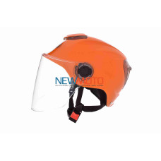 Шолом відкритий "DAVID" (#308, з регулятором розміру L-XXL, orange)