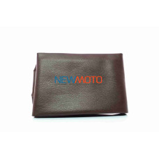 Чохол сидіння Alpha коричневий, без канта "JD"