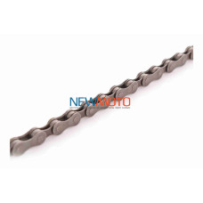 Цепь приводная вело 1/2"-3/32" 'КМС' (Z50, 7 скоростей, длина оси 7.3mm, коричневая, без короб)