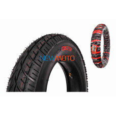 Покришка мото 10" 3.50-10 #125 TT напівшип + камера "SC" КИТАЙ
