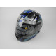 Мотошлем ZEUS ZS-806F SOLID BLACK II58 BLUE