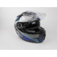 Мотошлем ZEUS ZS-806F SOLID BLACK II58 BLUE