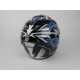 Мотошлем ZEUS ZS-806F SOLID BLACK II58 BLUE