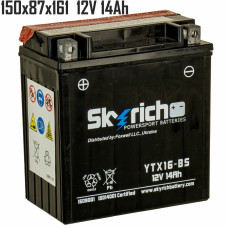 Аккумулятор 14Ah 12V Skyrich YTX16-BS SLA 150x87x161