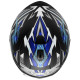 Мотошлем ZEUS ZS-806F SOLID BLACK II58 BLUE