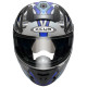 Мотошлем ZEUS ZS-806F SOLID BLACK II58 BLUE