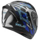 Мотошлем ZEUS ZS-806F SOLID BLACK II58 BLUE