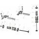 JS150-3 Коромысла + ось, пружины, клапана + тарелки и сухари. Ремкомплект системы ГРМ 157FMJ Jianshe