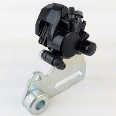 JL200GY-2C Суппорт тормозной ЗАДНИЙ с колодками и кронштейном. Loncin
